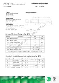 VAOL-3LSBY1 Datasheet Cover