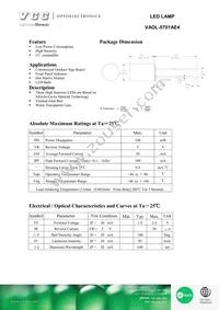 VAOL-5701AE4 Datasheet Cover