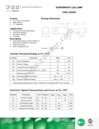 VAOL-5GAE4 Datasheet Cover