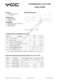 VAOL-5GBE4 Datasheet Cover