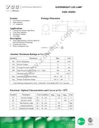 VAOL-5GDE4 Datasheet Cover