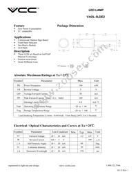 VAOL-5LDE2 Datasheet Cover