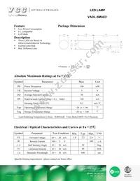 VAOL-5MAE2 Datasheet Page 3