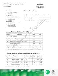 VAOL-5MDE2 Datasheet Cover