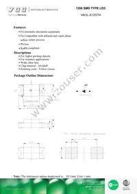 VAOL-S12GT4 Datasheet Cover