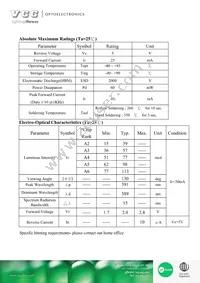 VAOL-S12YP4 Datasheet Page 2