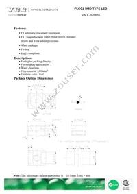 VAOL-S2RP4 Datasheet Cover