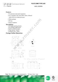 VAOL-S2WR4 Datasheet Cover