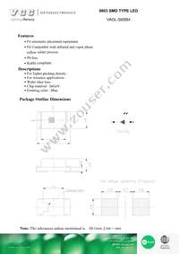 VAOL-S6SB4 Datasheet Cover