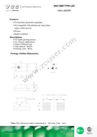 VAOL-S6WR4 Datasheet Cover