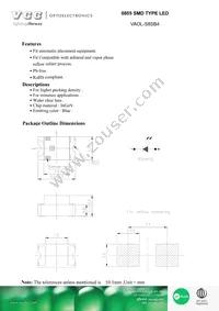 VAOL-S8SB4 Datasheet Cover