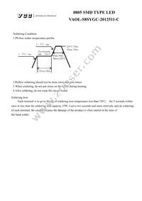 VAOL-S8SYGC-2012511-C Datasheet Page 6