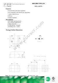 VAOL-S8YP4 Datasheet Cover