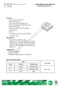 VAOS-5050RGB136-ET Datasheet Cover