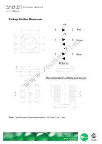 VAOS-5050RGB136-ET Datasheet Page 2