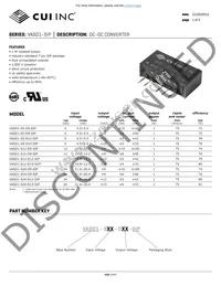 VASD1-S12-D9-SIP Datasheet Cover