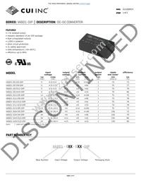 VASD1-S5-D9-DIP Datasheet Cover