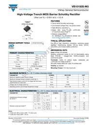 VB10150S-M3/4W Datasheet Cover