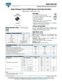 VB30100S-M3/4W Datasheet Cover