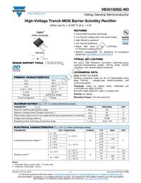 VB30100SG-M3/4W Datasheet Cover