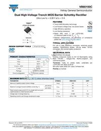 VB60100C-M3/4W Datasheet Cover