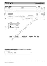 VBO105-08NO7 Datasheet Page 3