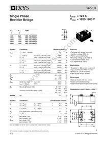 VBO125-18NO7 Datasheet Cover