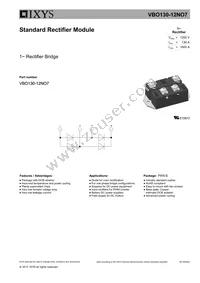 VBO130-12NO7 Datasheet Cover