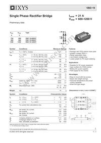 VBO19-12NO7 Datasheet Cover