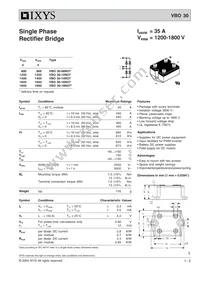 VBO30-14NO7 Datasheet Cover