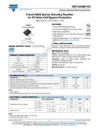 VBT1045BP-E3/4W Datasheet Cover