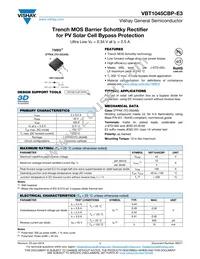 VBT1045CBP-E3/4W Datasheet Cover