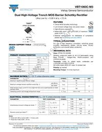 VBT1060C-M3/4W Datasheet Cover
