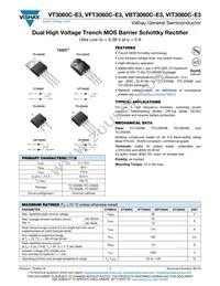 VBT3060C-E3/8W Datasheet Cover