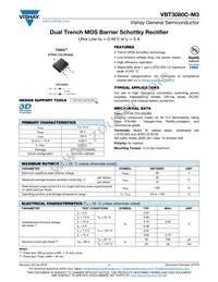 VBT3080C-M3/4W Datasheet Cover