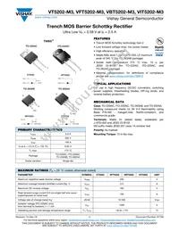 VBT5202-M3/4W Datasheet Cover