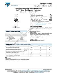 VBT6045CBP-E3/4W Datasheet Cover