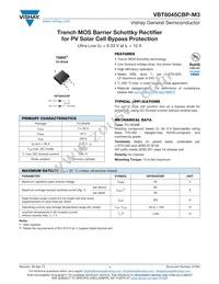 VBT6045CBP-M3/4W Datasheet Cover