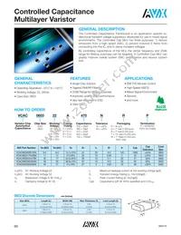 VCAC060322A470NRP Datasheet Cover