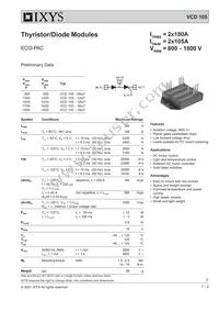 VCD105-18IO7 Datasheet Cover
