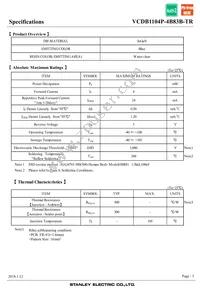 VCDB1104P-4B83B-TR Datasheet Page 3