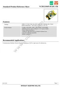 VCDG1104P-5C63C-TR Datasheet Cover