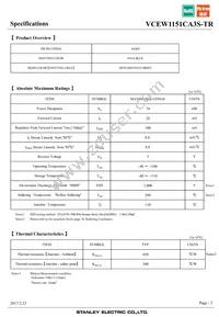 VCEW1151CA3S-TR Datasheet Page 3