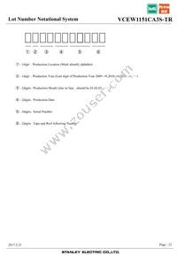 VCEW1151CA3S-TR Datasheet Page 22