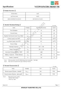 VCEW1151CDS-3BZH3-TR Datasheet Page 3