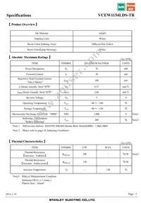 VCEW1154LDS-TR Datasheet Page 3