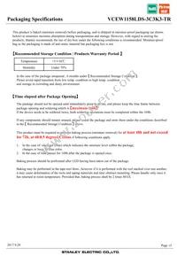 VCEW1158LDS-3C3K3-TR Datasheet Page 15