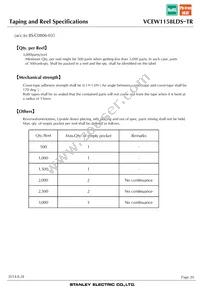 VCEW1158LDS-TR Datasheet Page 20