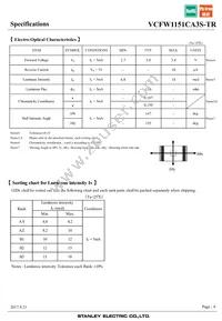 VCFW1151CA3S-TR Datasheet Page 4