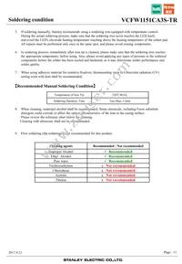 VCFW1151CA3S-TR Datasheet Page 11